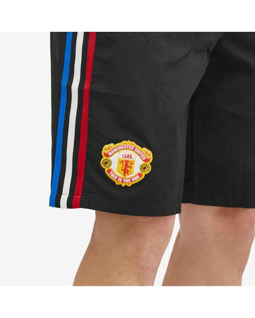 Adidas Black X Mufc X The Stone Roses Shorts for men