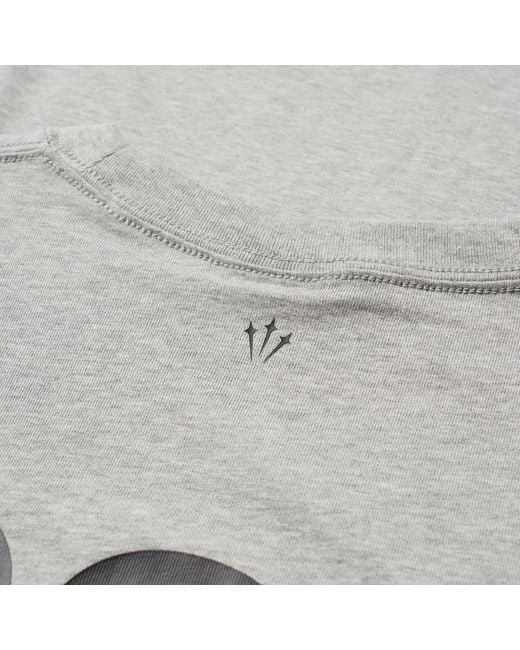Nike Gray X Nocta Cardinal Stock T-Shirt