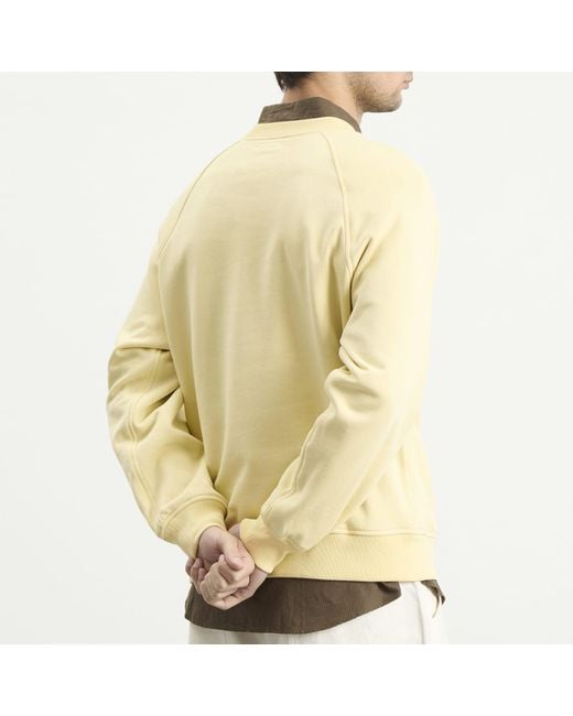 Kaptain Sunshine Yellow Suvin Crewneck Sweatshirt for men