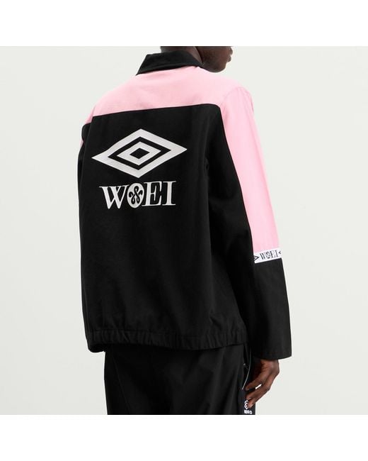 Umbro Pink X Woei Drill Top for men