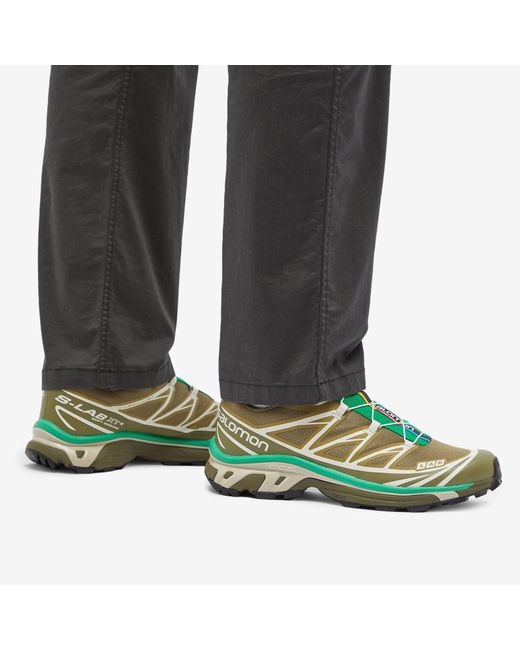 Salomon Green Xt-6 Sneakers for men