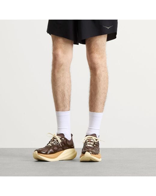 Hoka One One Brown U Mach X Caged Sneaker
