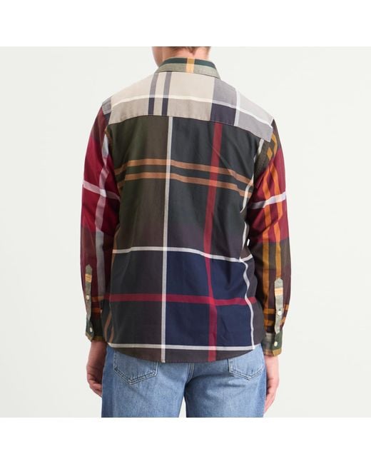 Barbour Green Patchwork Os Tartan Shirt for men