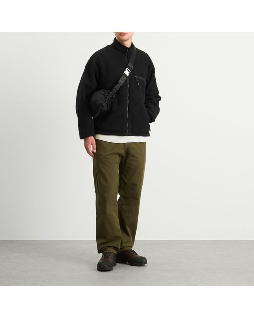 Gramicci Black Reversible Sherpa Jacket for men