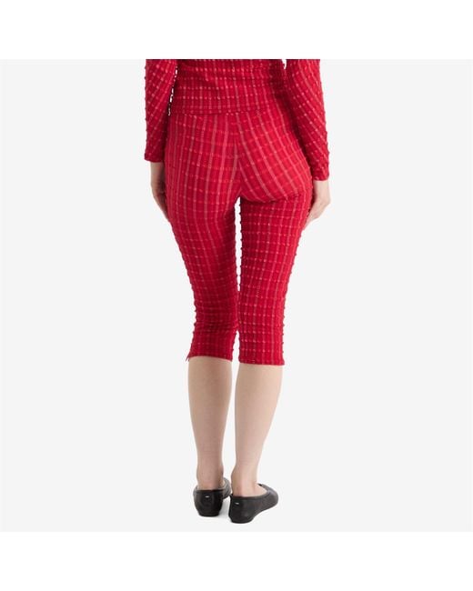 Peachy Den Red Cindy Capris