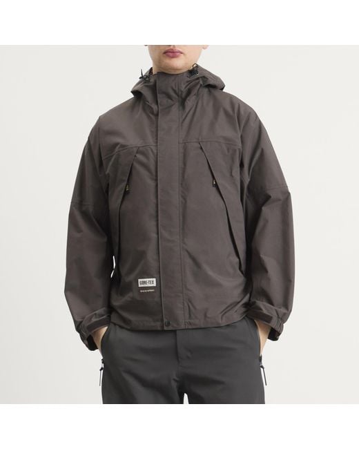Thisisneverthat Gray X Gore-Tex 2L Reversible Jacket for men