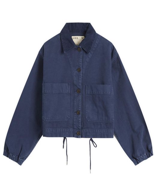Girls Of Dust Blue Woopsy Canvas Jacket
