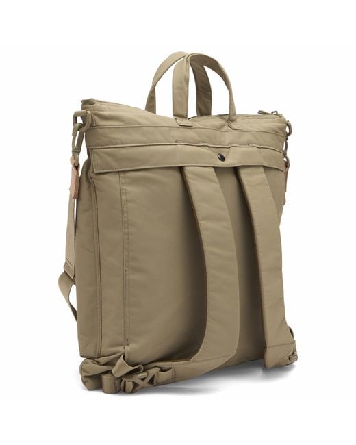 F/CE Green Recycled Twill 3-Way Helmet Bag