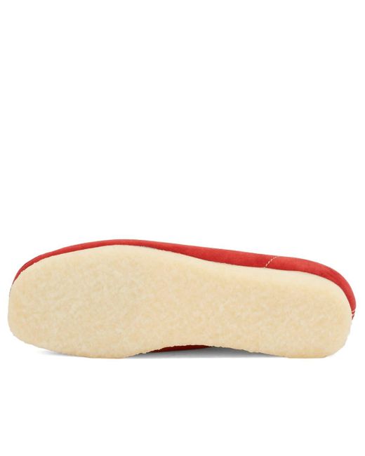 Clarks Red Wallabee for men