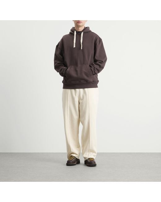 Merely Made Brown Nomadic Oversized Hoodie for men