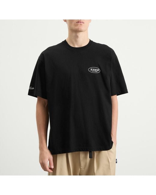 Neighborhood Black Ss-5 Nbhd Logo T-Shirt for men