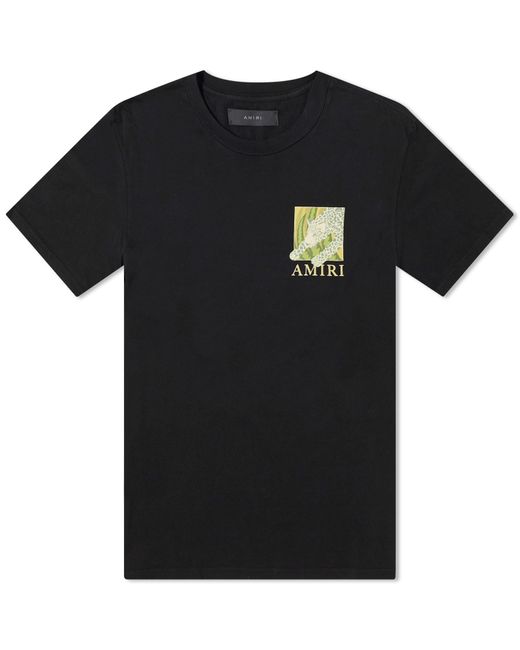 Amiri LEOPARD T-SHIRT Tシャツ バックプリント有り Amiri Leopard T-Shirt in Black for Men | Lyst