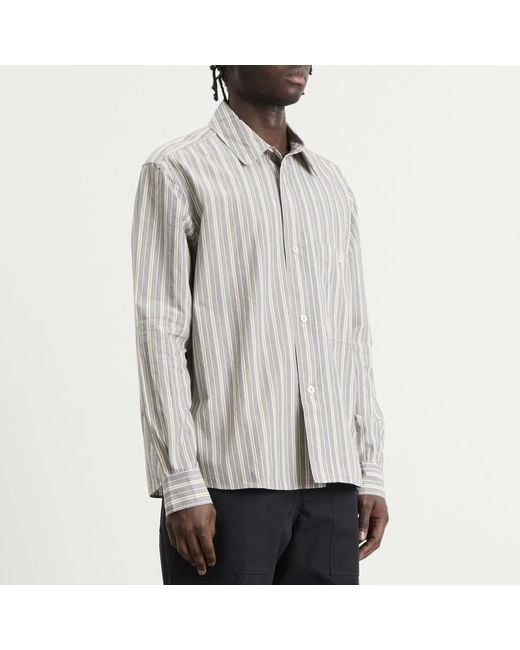 MHL by Margaret Howell Gray Overall Shirt for men