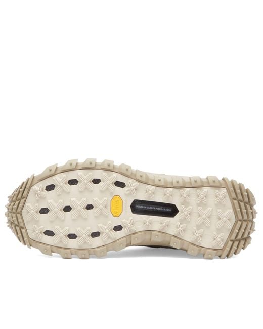Moncler White Trailgrip Low Top Sneakers for men