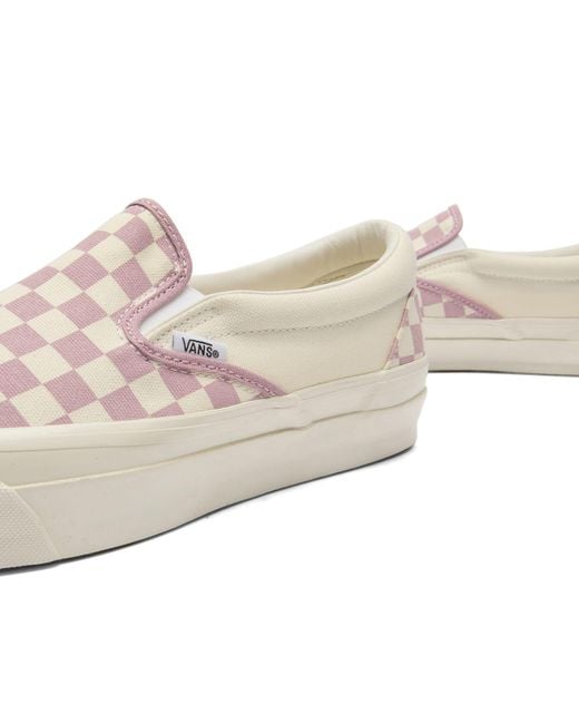 Vans Pink Lx Classic Slip-On 98 Sneaker