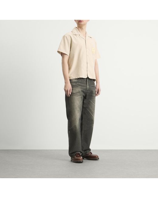 Honor The Gift Natural Brushed Camp Shirt for men