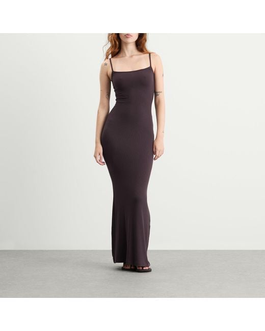 Skims Purple Soft Lounge Slip Dress