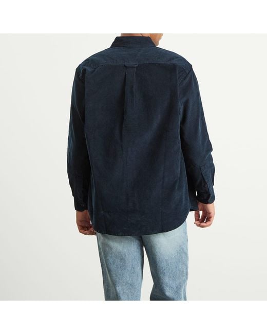 FRIZMWORKS Blue Og Corduroy Shirt for men