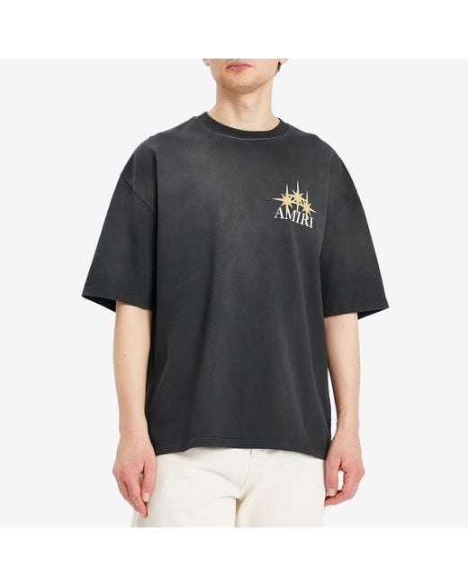 Amiri Starburst Oversized T-Shirt in Black for Men | Lyst