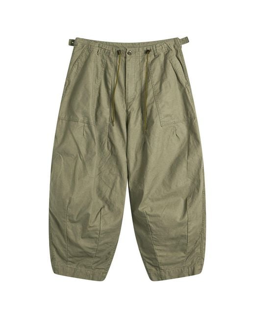 Needles Green H.D. Fatigue Trousers for men