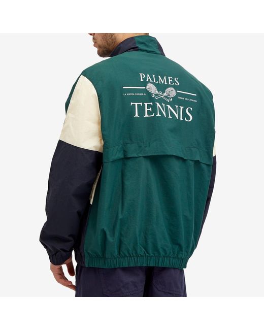 Palmes Green Vichi Track Jacket for men