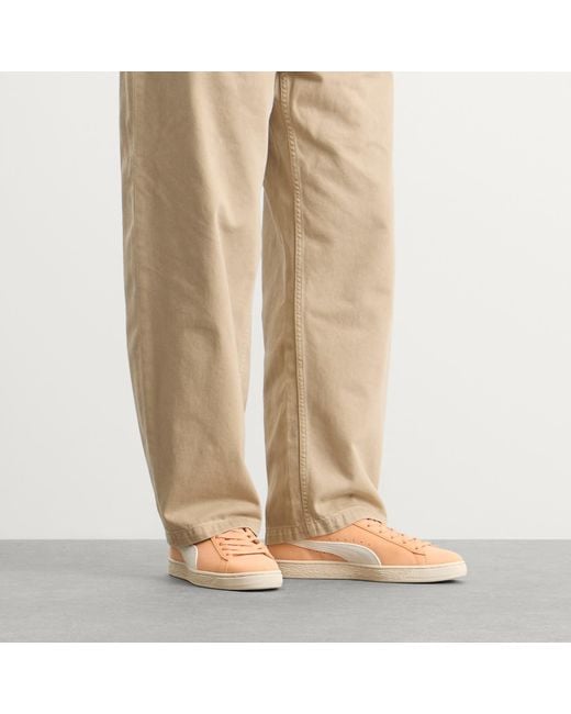 PUMA Pink Suede Charles F. Stead Sneaker for men