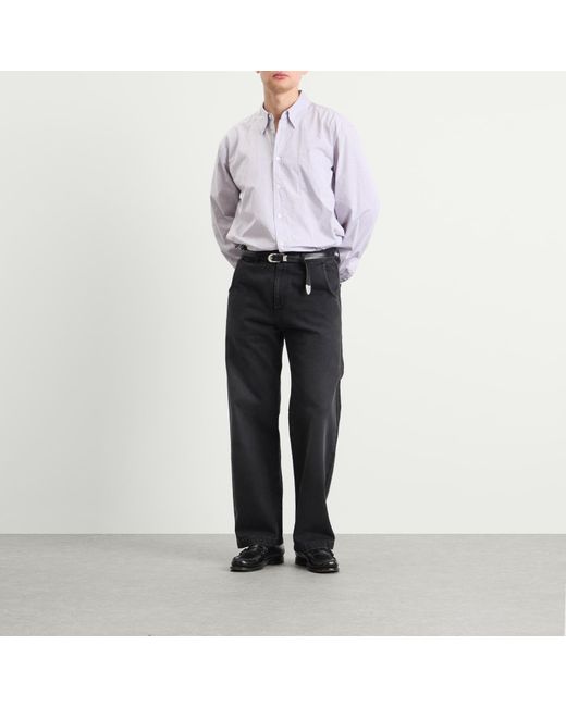 mfpen Blue Straight Cut Jeans for men