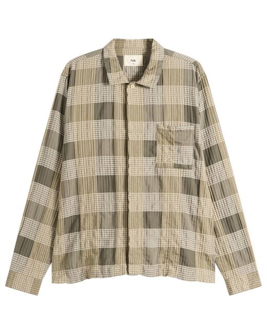 Folk Natural Patch Shirt for men