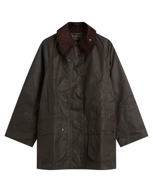 Barbour Black Beaufort Wax Jacket