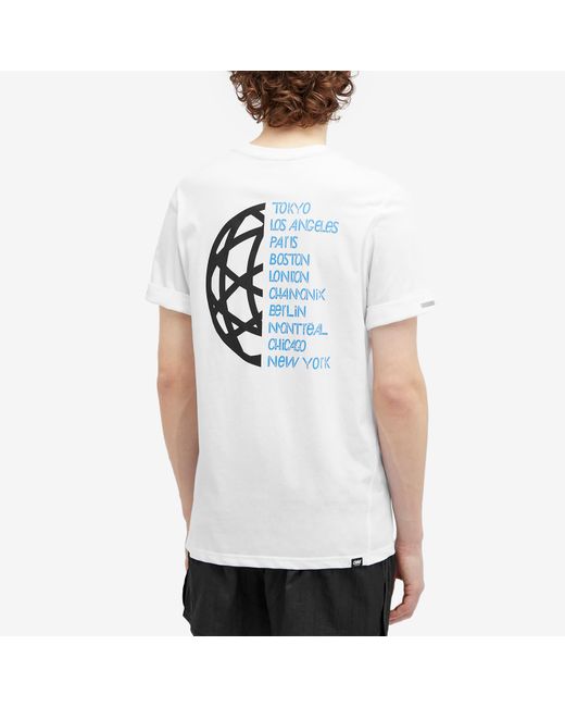 Ciele Athletics White Wwm Tour Graphic T-Shirt for men
