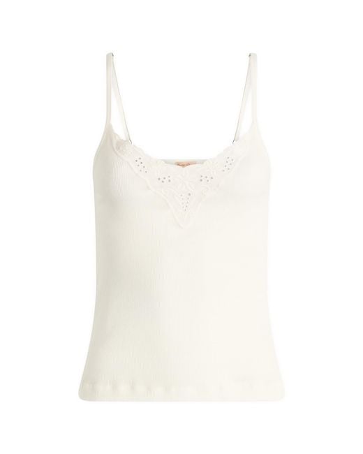 Fruity Booty White Juliette Vest Top