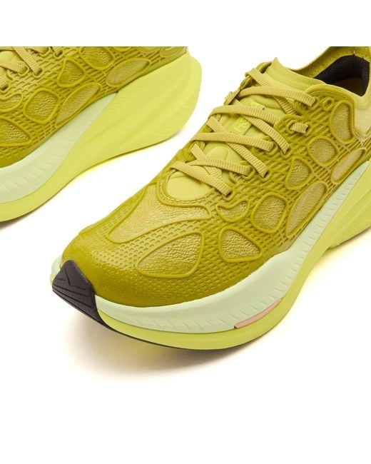 Hoka One One Yellow U Mach X Caged Sneaker