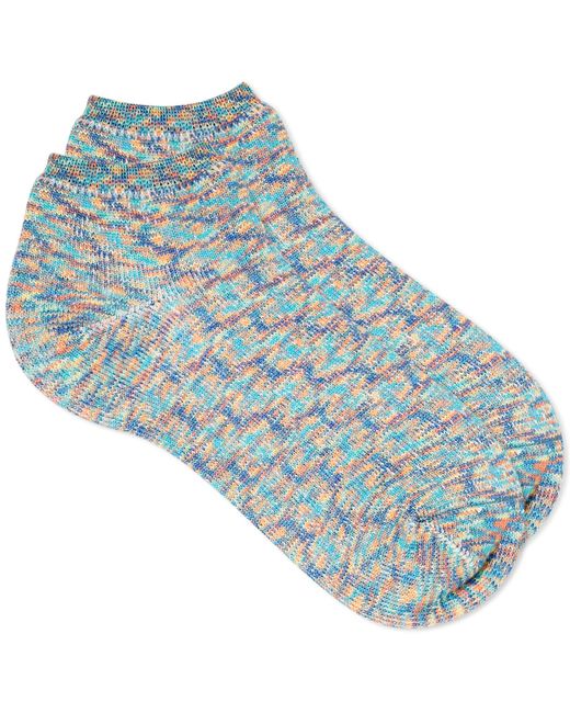 RoToTo Blue Washi Pile Short Sock