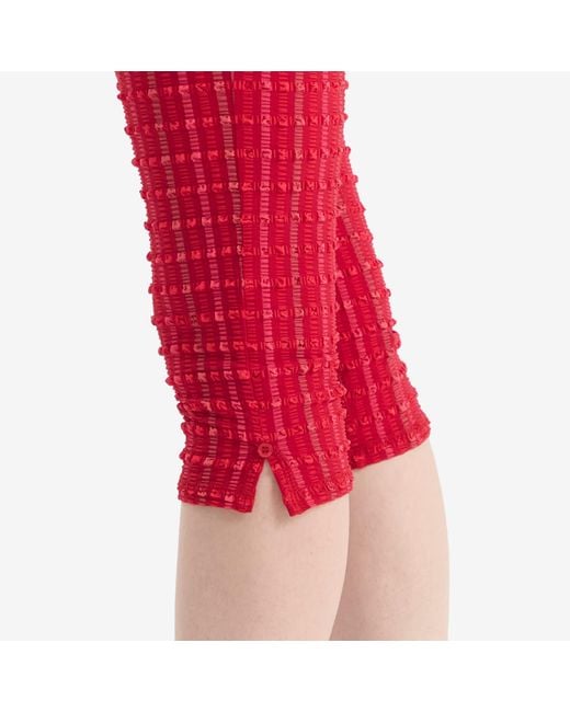 Peachy Den Red Cindy Capris