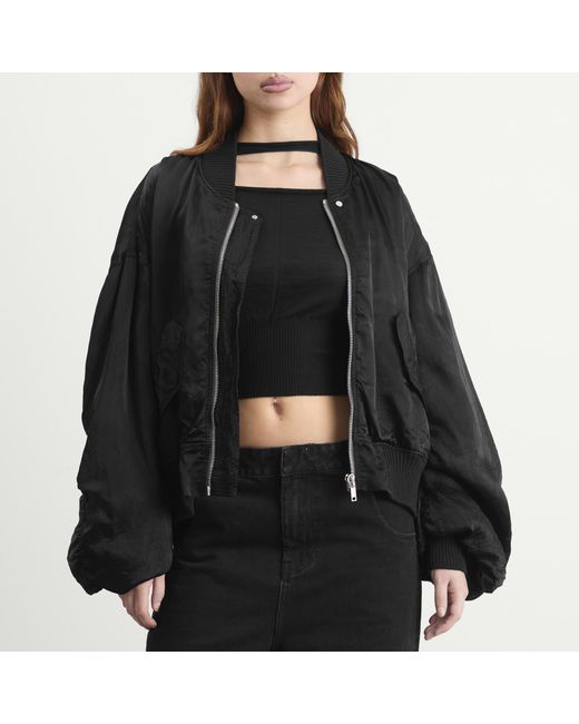 Rick Owens Black Secchia Flight Jacket