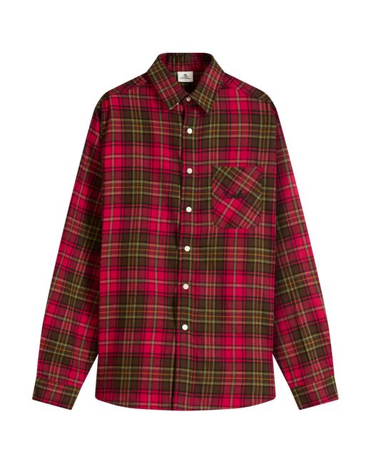SUNDAYFRUITMARKET Red Sunday Check Shirt