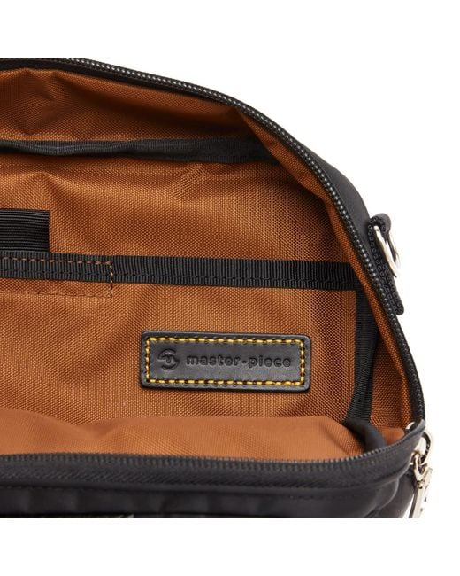 Master Piece Black Progress Small Shoulder Bag