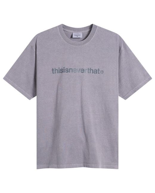 Thisisneverthat Purple T-Logo T-Shirt for men
