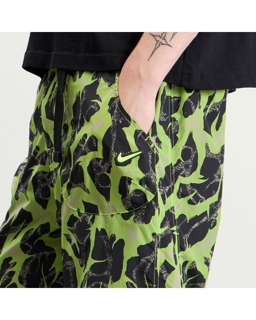 Nike Green Pf Woven Convertible Pants for men
