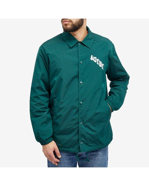 Autry Green 3D Logo Coach Jacket for men