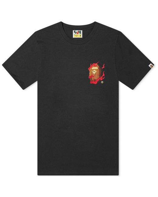 A Bathing Ape Black Bape Souvenir T-Shirt for men