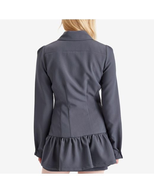 Peachy Den Romy Mini Dress in Blue | Lyst Australia