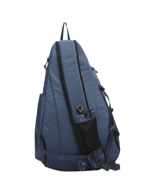F/CE Blue Textured Twill 3 Points Slinger Bag
