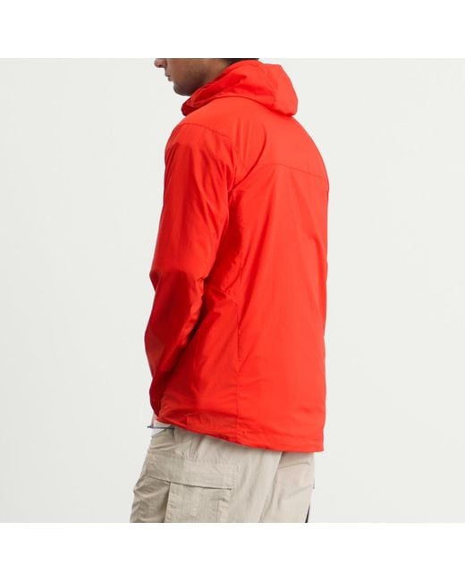 Arc'teryx Red Arcteryx Squamish Hooded Jacket for men