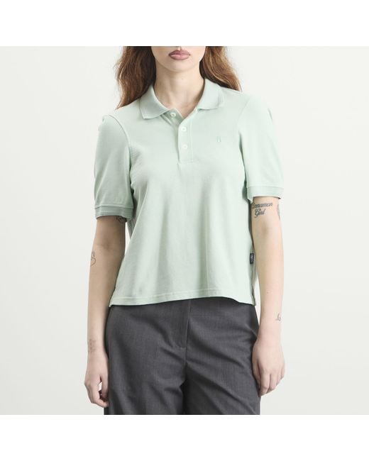 Maison Margiela Green Mm6 Polo Top