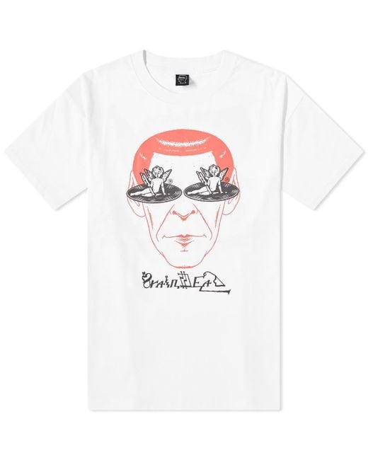 Brain Dead White Sound & Vision T-Shirt for men