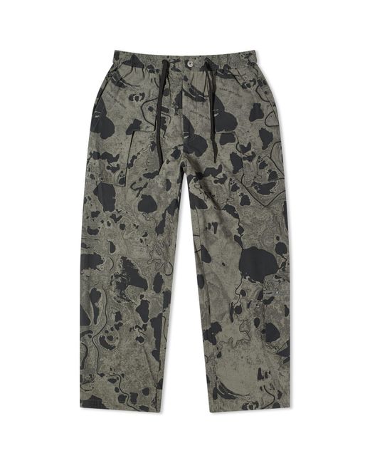 Pam Gray Geo Mapping Printed Pants for men