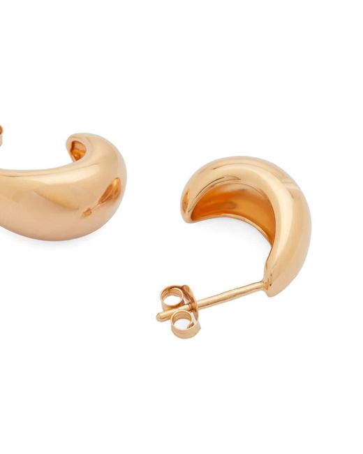 Missoma Metallic Savi Dome Mini Hoop Earrings