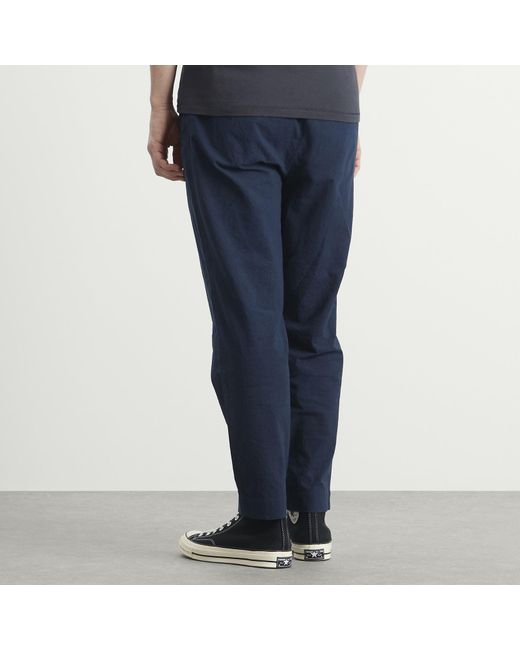 Folk Blue Drawcord Assembly Pant for men