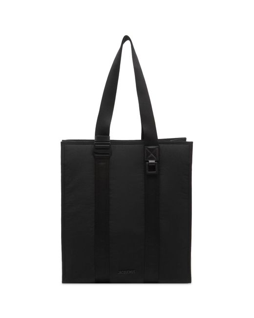 Jacquemus Black Le Cabas Cuera Tote Bag for men